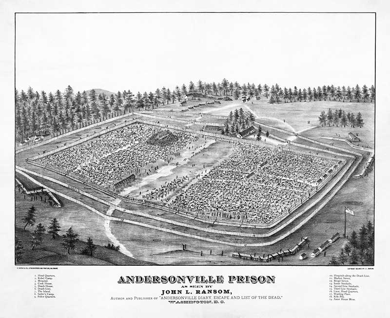 andersonville prison 1863