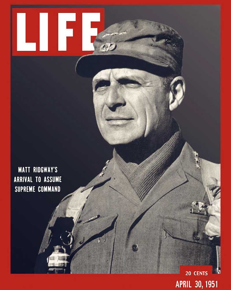 general matthew bunker ridgway life magazine 1951