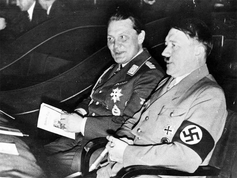 hermann goering and adolf hitler