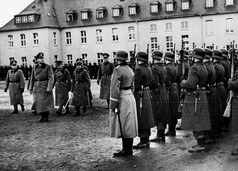 3 police chief kurt daluege inspecting troops luxembourg 1940