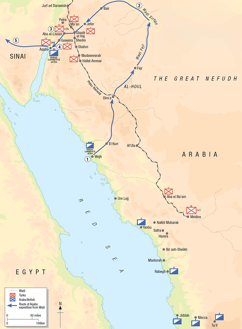 arab capture aqaba 1917