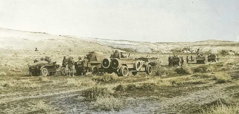 armoured cars in the arab revolt wwi 1918