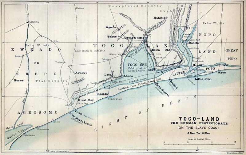 map of togoland 1914
