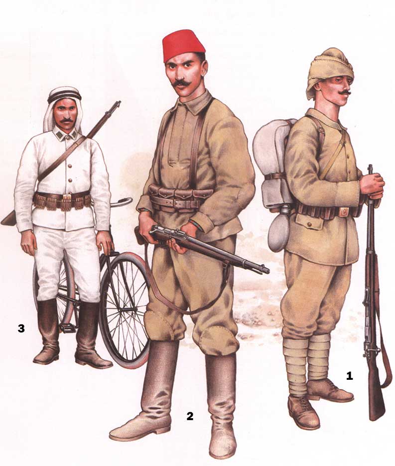 ottoman uniforms arabia world war i