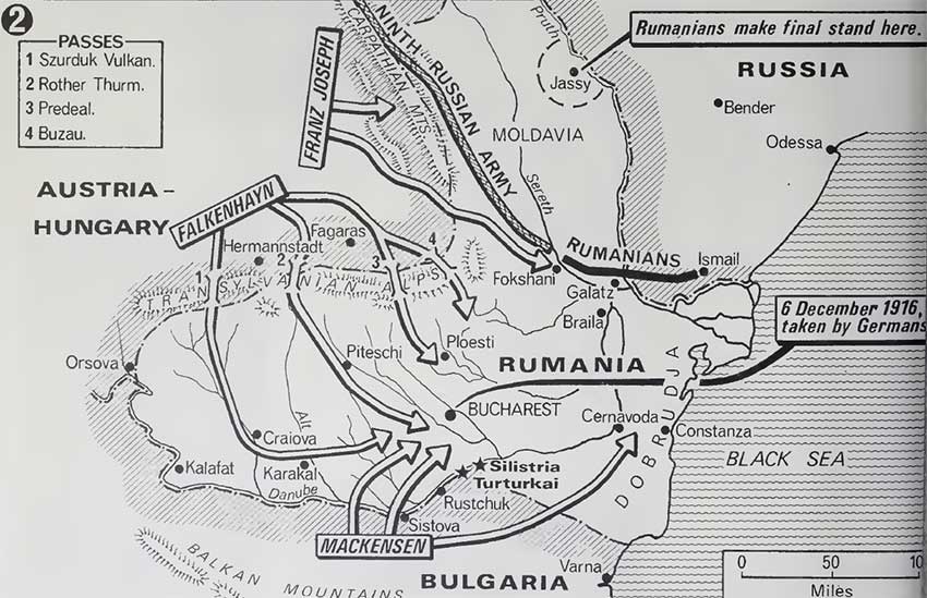 romania enters world war i 1916