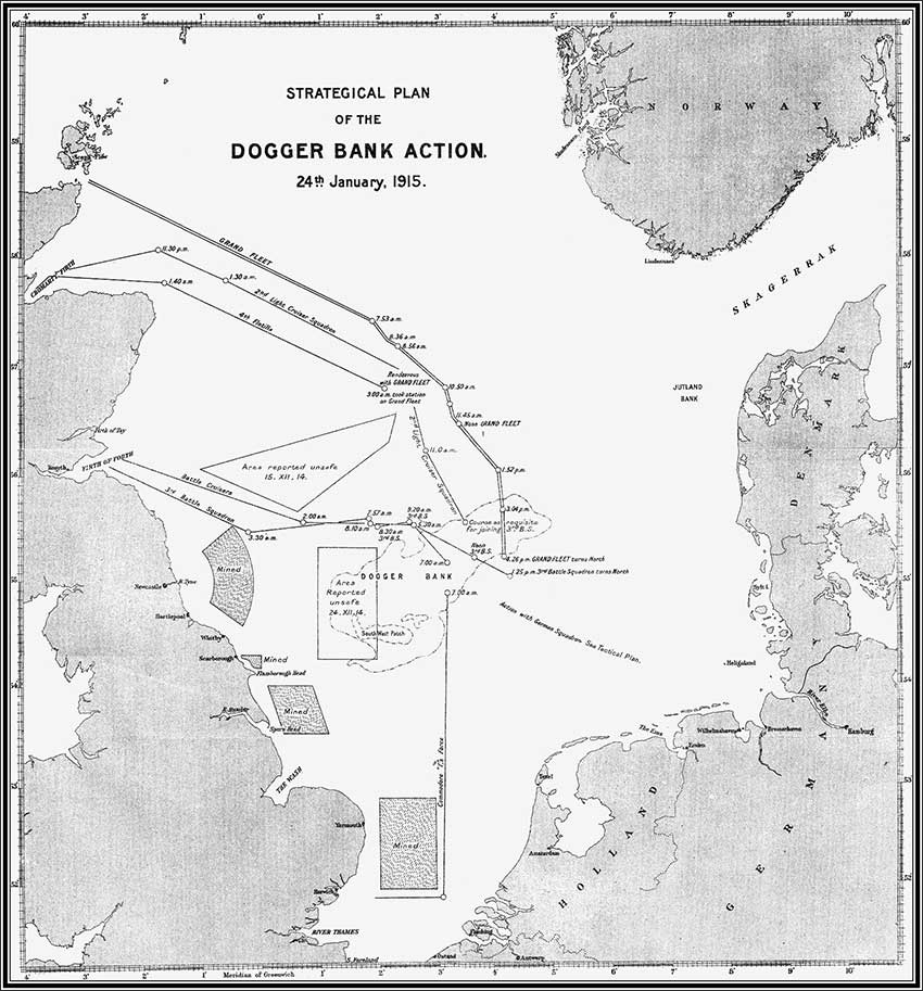 strategical plan dogger bank action 1915