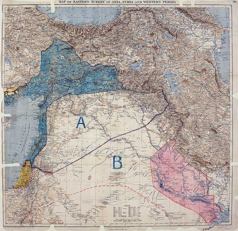 sykes picot agreement map