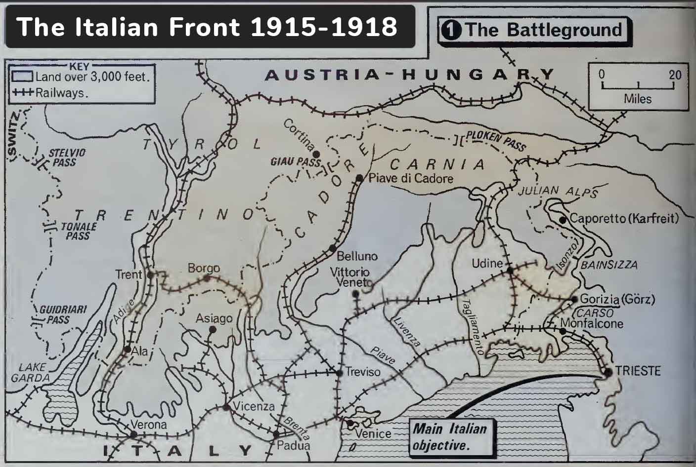 the italian front 1915 1918