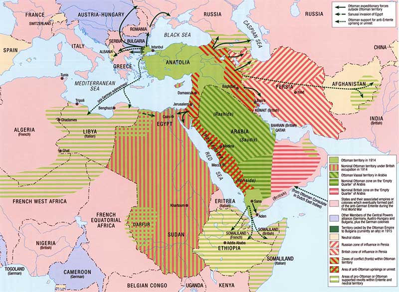 the ottoman empire during world war i