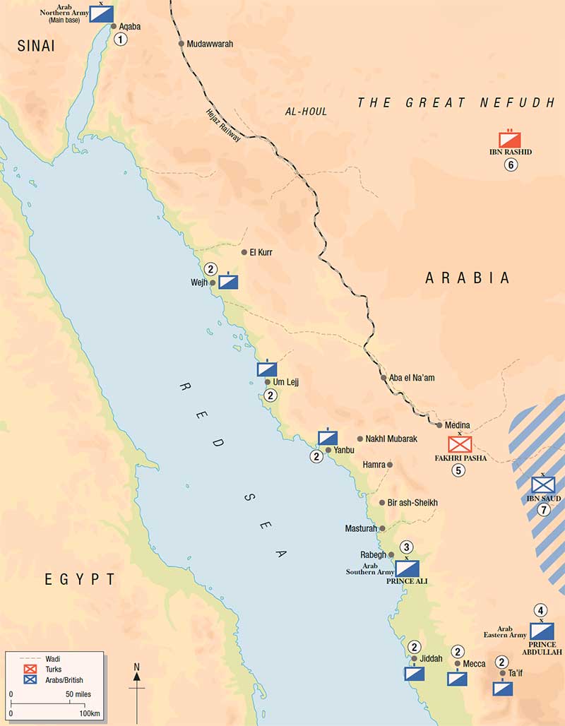 the strategic situation hejaz 1919 world war i