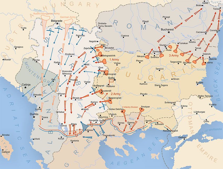 world war i the balkans theater