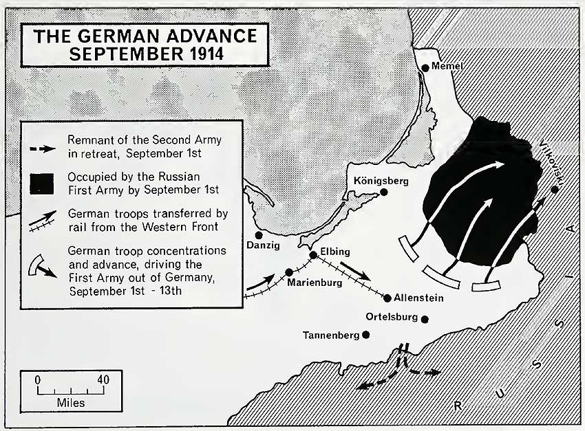 wwi tannenberg battle september 1914