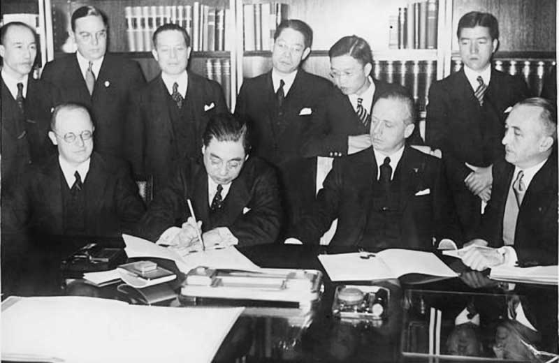 anti comintern pact signing