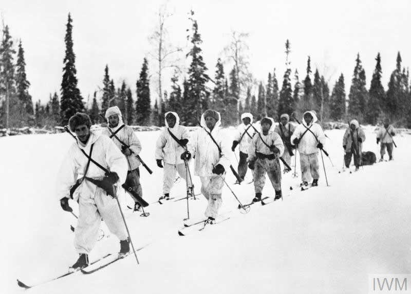 finnish ski patrol against russian lines 1939
