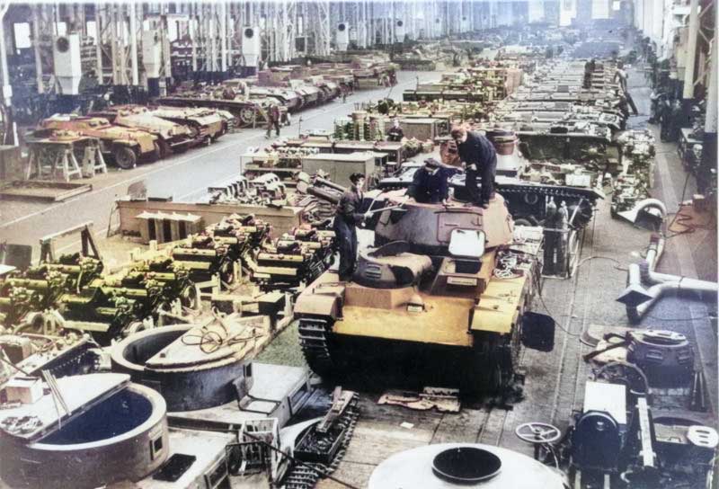 german tank production