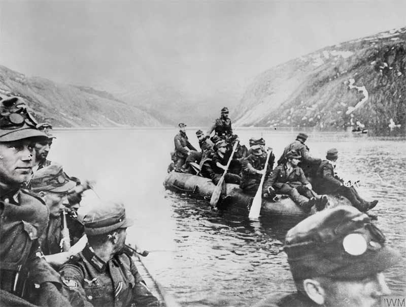 german troops norwegian fjord