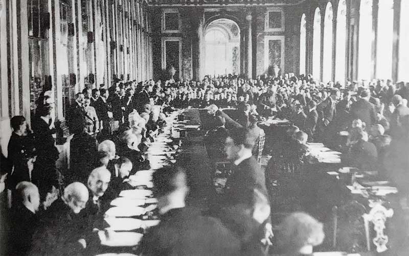 signing treaty versailles