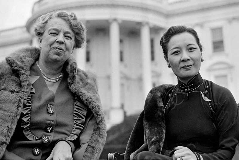 eleanor roosevelt soong mei ling madame chiang kai shek whitehouse