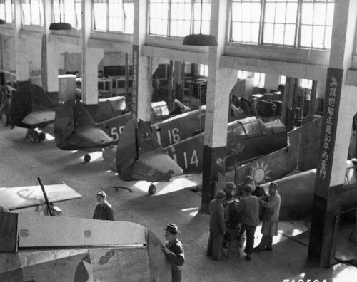 P-40 assembly plant