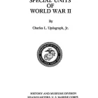 Preview: Special Marine Corps Units of World War II - 1972