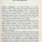 Preview: Military Intelligence Blunders - 1999