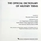 Preview: The Official Dictionary of Military Terms - 1988