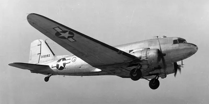 A Douglas C-47 used by Air Transport Command