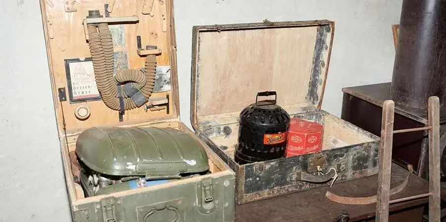 A Hitler bust and a Nazi-decorated desks among remnants of Luftwaffe HQ