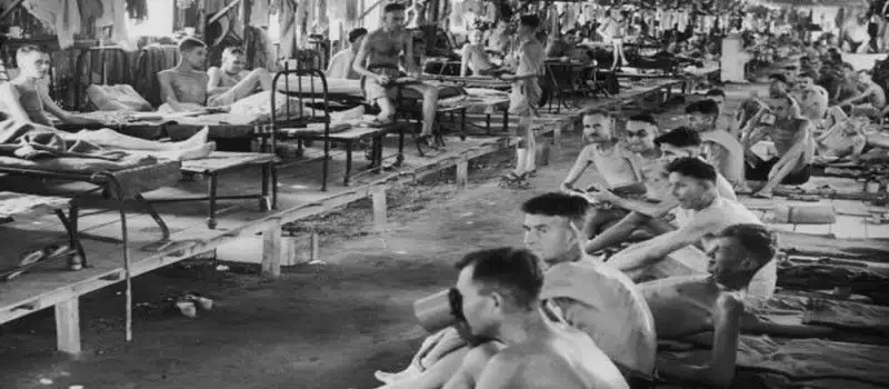 Changi, Japanese POW camp in Singapore - 1942