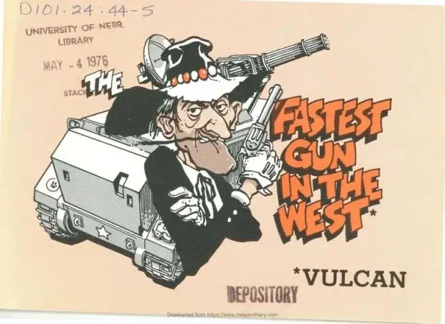 Fastest Gun in the West, Vulcan M61 Cannon (1974)