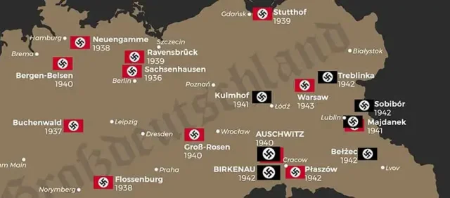 Nazi Camps Detailed Explanation, Overview &amp; Map
