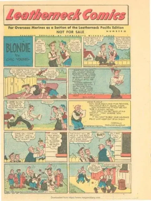 Leatherneck Comics, Number 21 (1945)