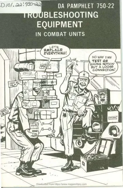 Troubleshooting Equipment in Combat Units (DA PAM 750-22) 1973