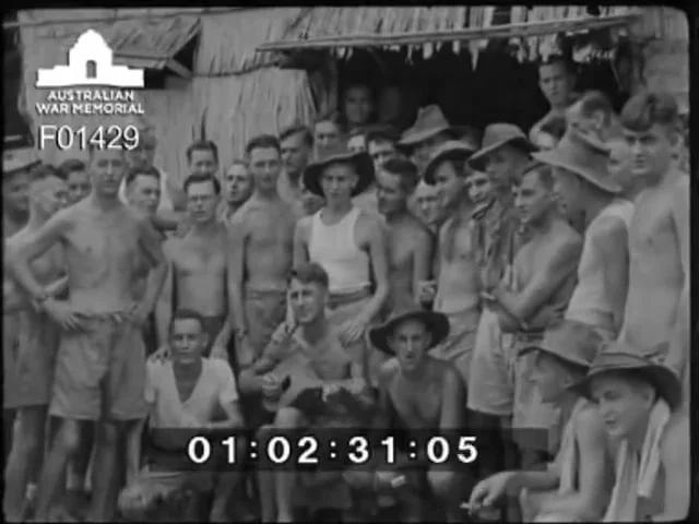 POW&#039;s in Changi prison camp